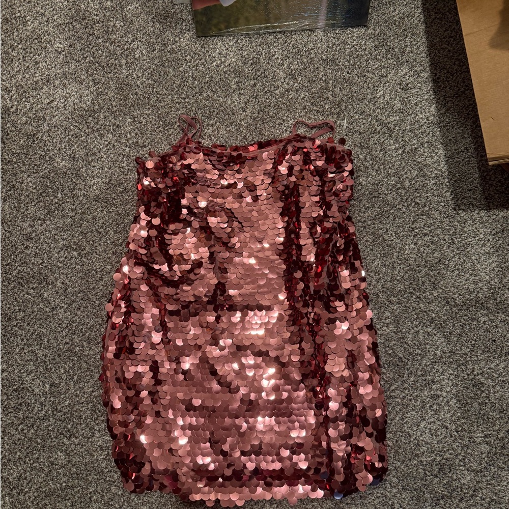 A New Day Blush Sequin Top